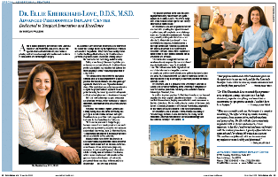 Palm Springs Life article that highlights Dr. Love